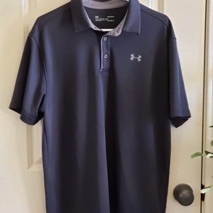 Black Under Amour Heat Gear Shirt Size Large